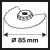 Сегментный пильный диск для реноватора Bosch/Бош BIM ACZ 85 EB Wood and Metal 85 mm 2608661636 (2.608.661.636)